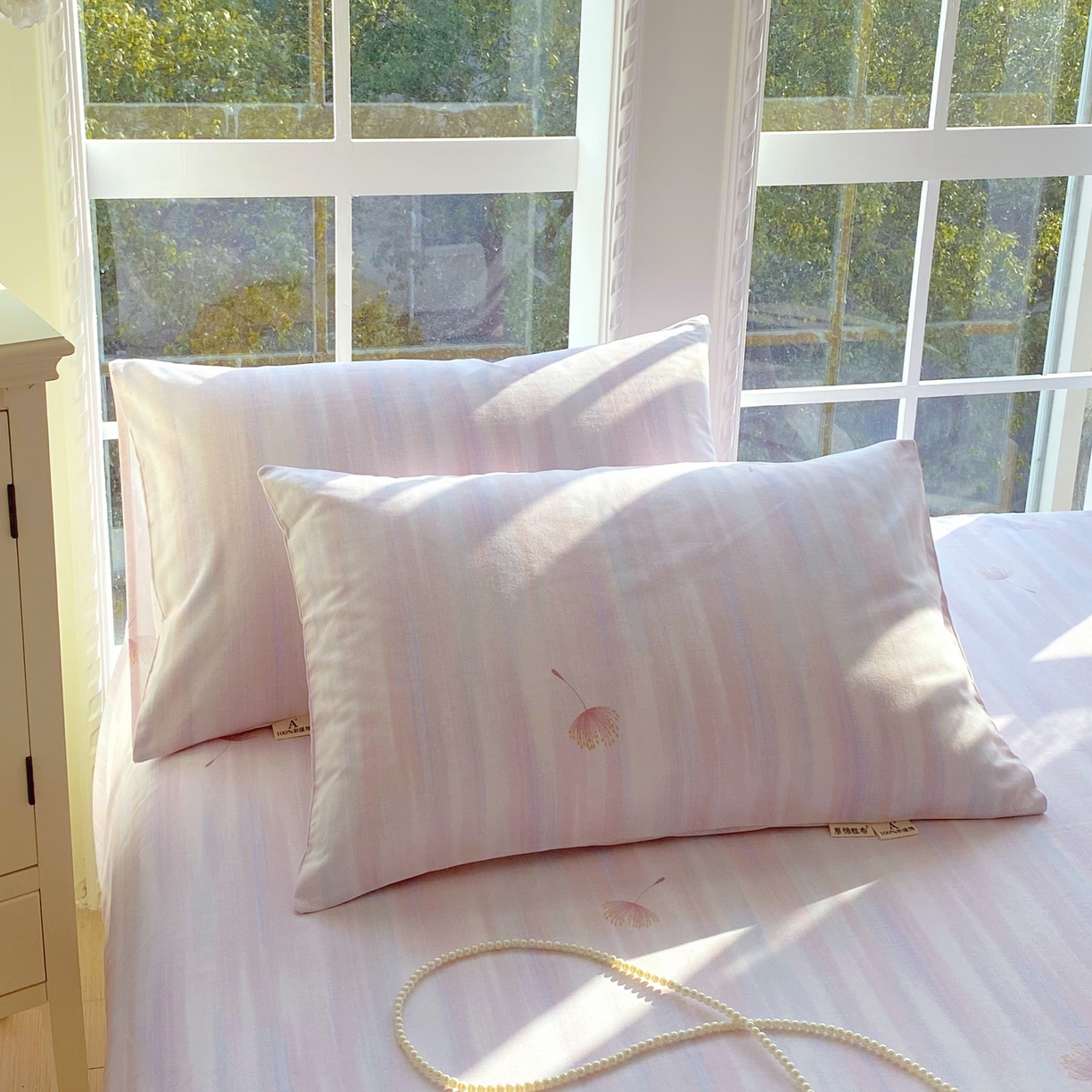 91家纺网 家纺一手货源 找家纺 （总）春皖家纺 2026新款全棉老粗布普通款单枕套枕套单件