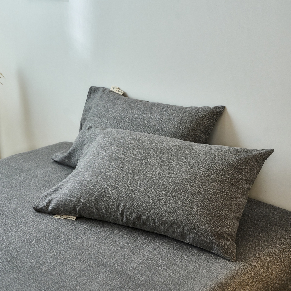 91家纺网 家纺一手货源 找家纺 （总）春皖家纺 2026新款全棉老粗布普通款单枕套枕套单件