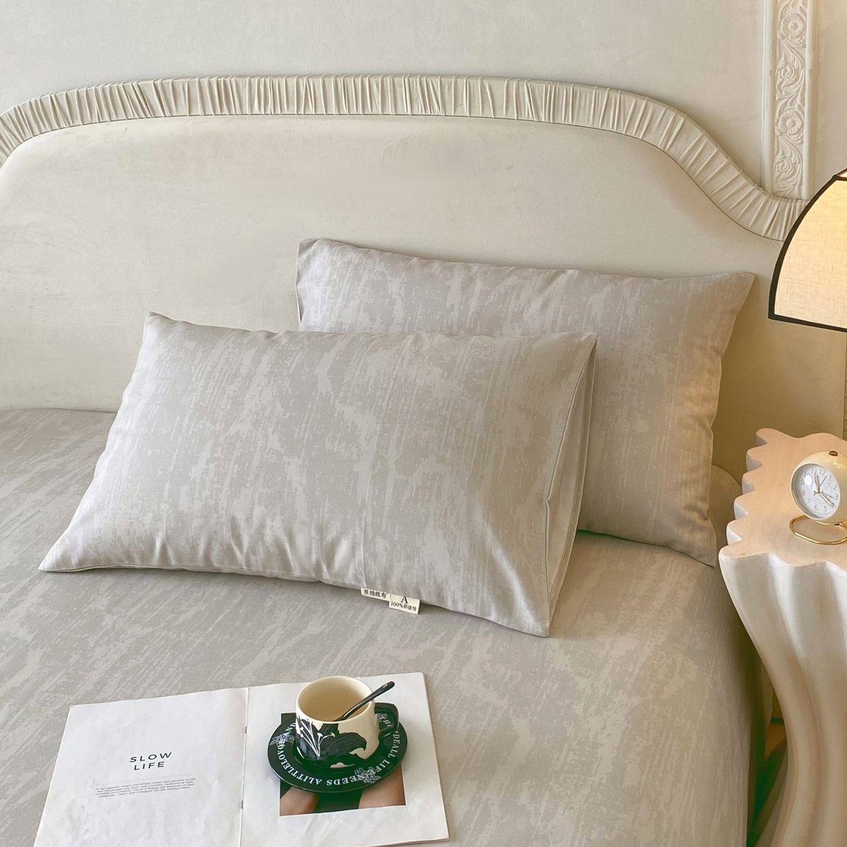 91家纺网 家纺一手货源 找家纺 （总）春皖家纺 2026新款全棉老粗布普通款单枕套枕套单件