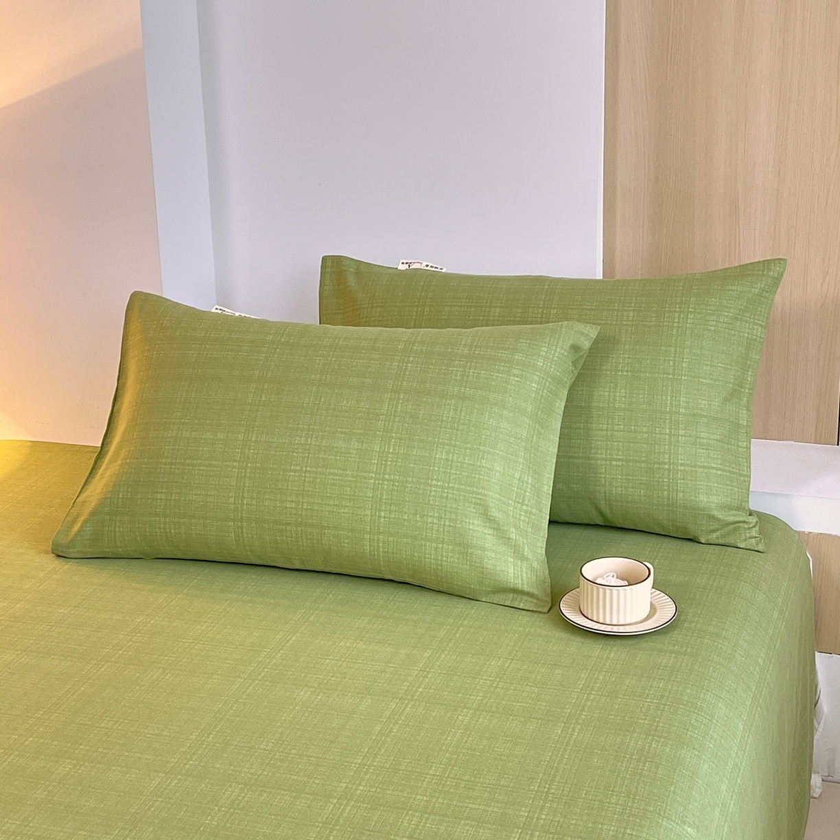 91家纺网 家纺一手货源 找家纺 （总）春皖家纺 2026新款全棉老粗布普通款单枕套枕套单件