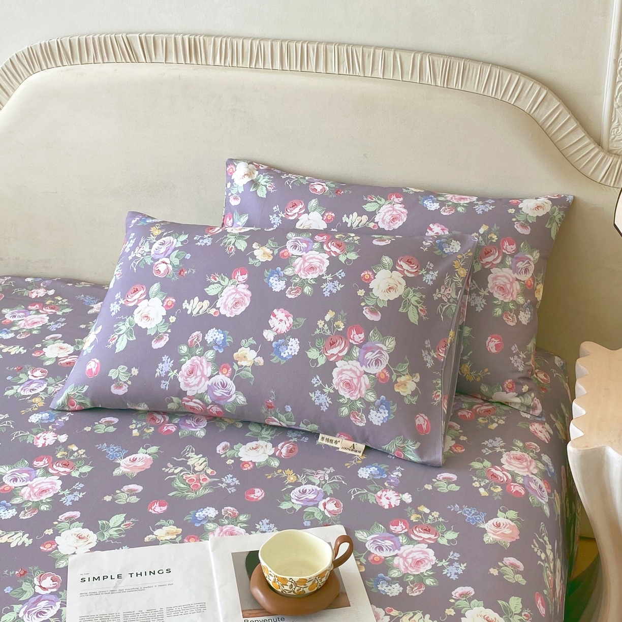 91家纺网 家纺一手货源 找家纺 （总）春皖家纺 2026新款全棉老粗布普通款单枕套枕套单件