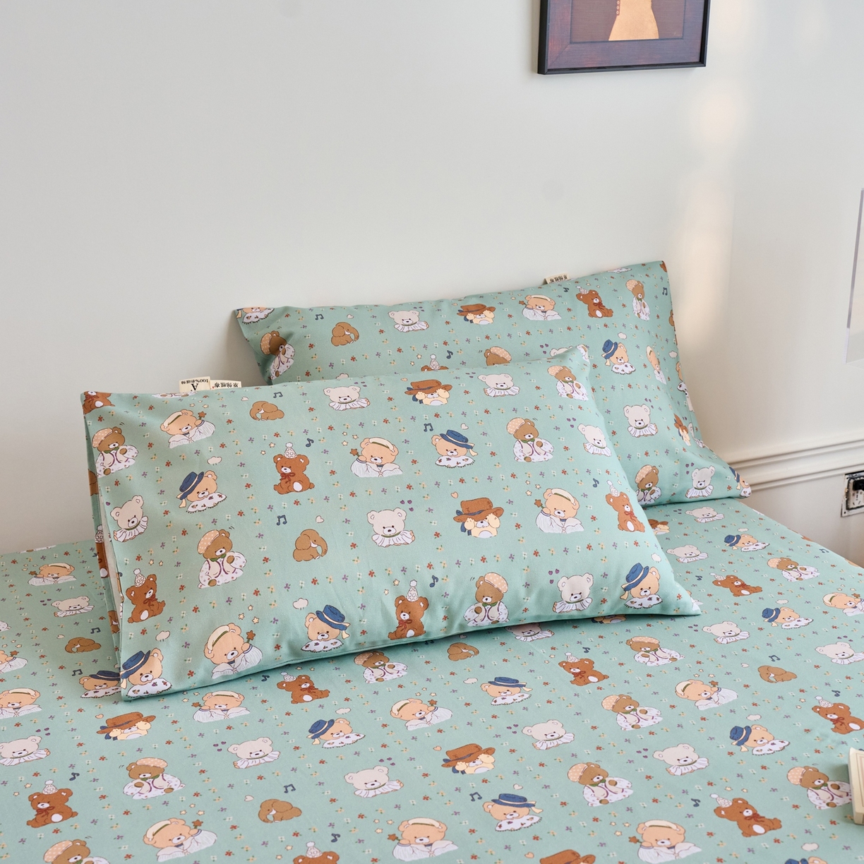 91家纺网 家纺一手货源 找家纺 （总）春皖家纺 2026新款全棉老粗布普通款单枕套枕套单件