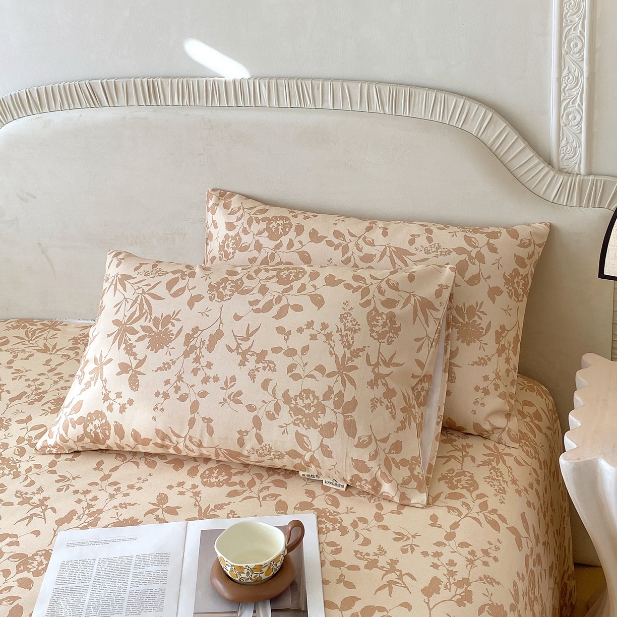 91家纺网 家纺一手货源 找家纺 （总）春皖家纺 2026新款全棉老粗布普通款单枕套枕套单件