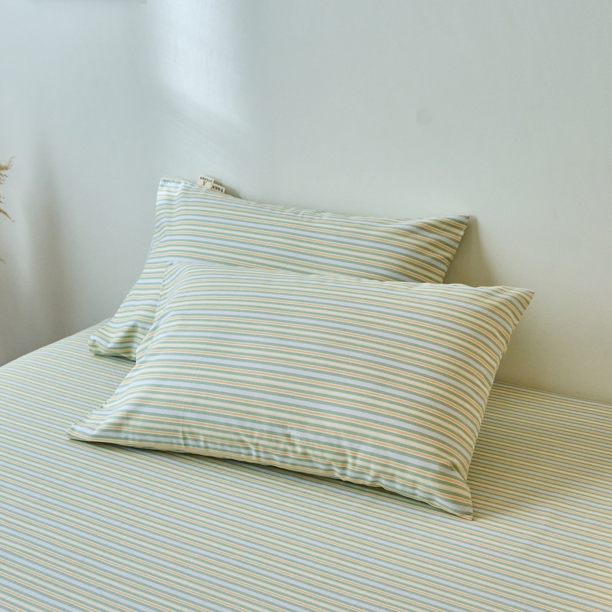 91家纺网 家纺一手货源 找家纺 （总）春皖家纺 2026新款全棉老粗布普通款单枕套枕套单件