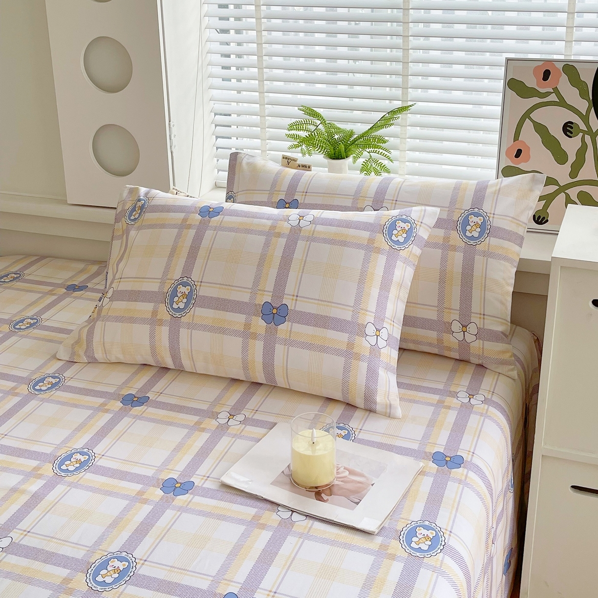 91家纺网 家纺一手货源 找家纺 （总）春皖家纺 2026新款全棉老粗布普通款单枕套枕套单件