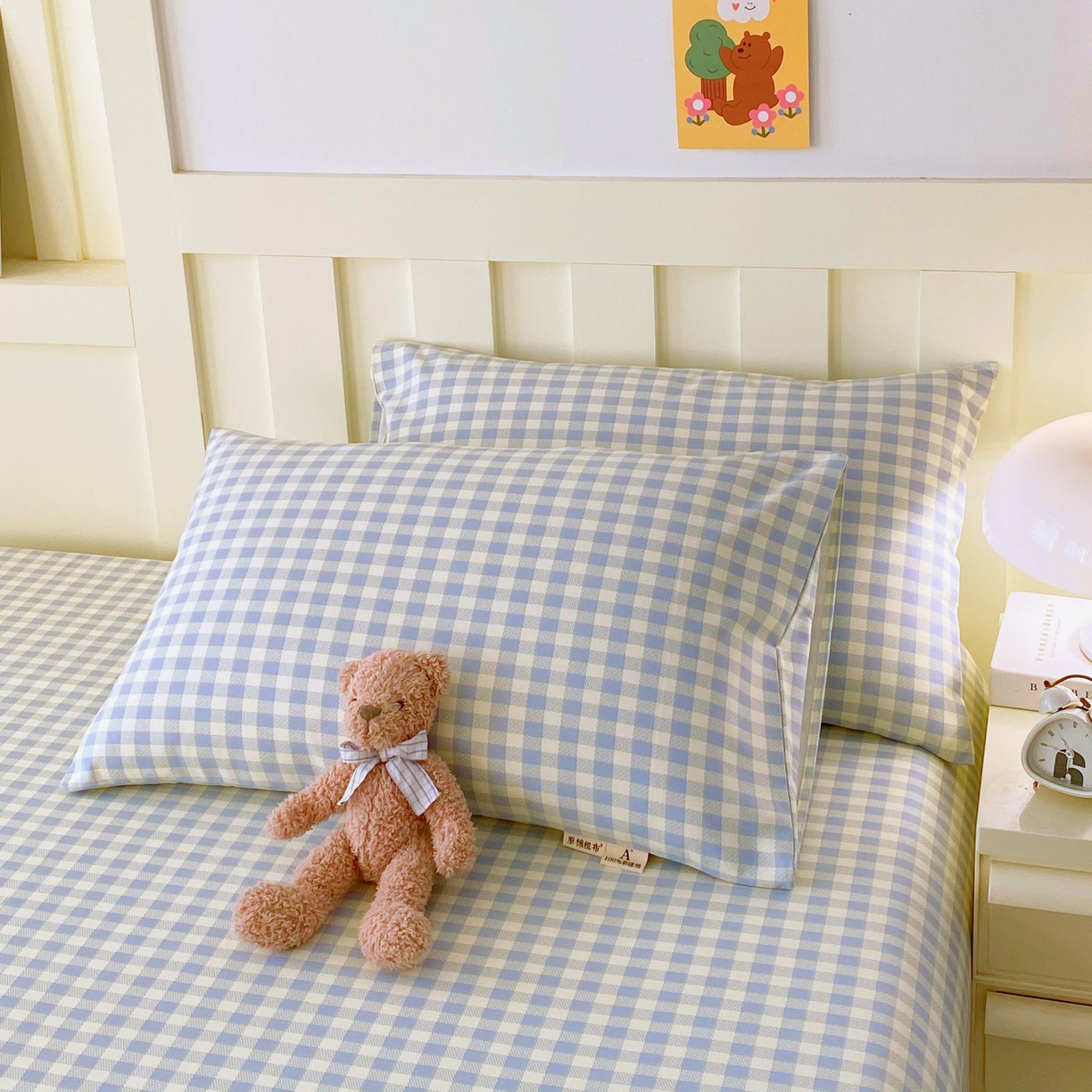 91家纺网 家纺一手货源 找家纺 （总）春皖家纺 2026新款全棉老粗布普通款单枕套枕套单件