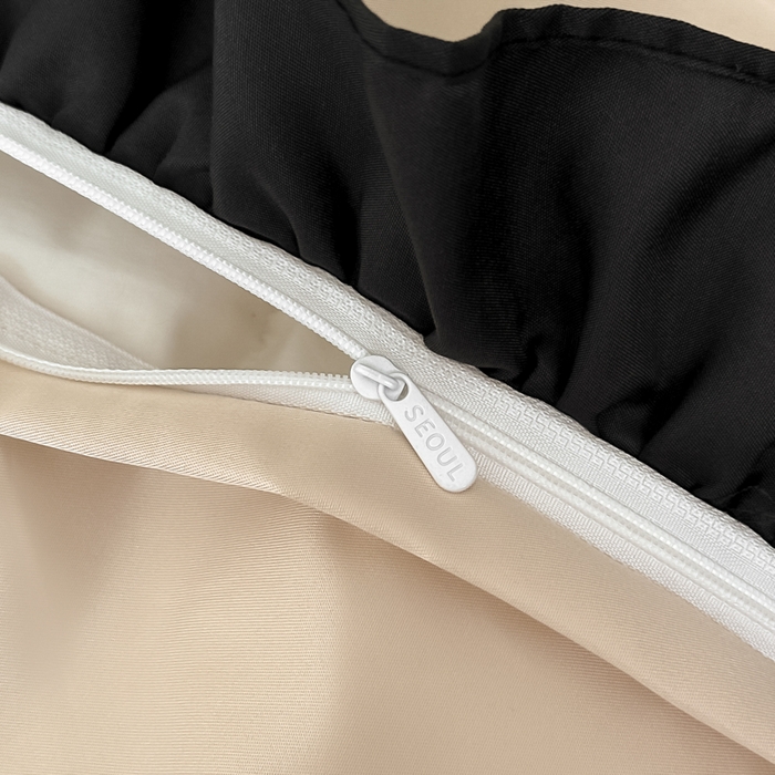 91家纺网 家纺一手货源 找家纺 首尔家纺 2026新款水洗真丝拼接款豹纹提花四件套 豹纹-香槟