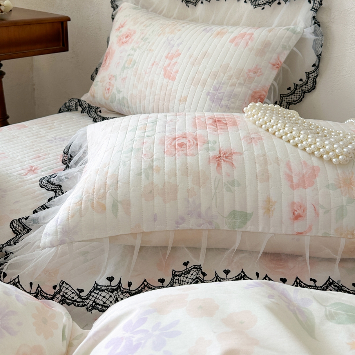 91家纺网 家纺一手货源 找家纺 （总）恋尚 2026春夏新款全棉纯棉印花床盖四件套 四件套控价300起