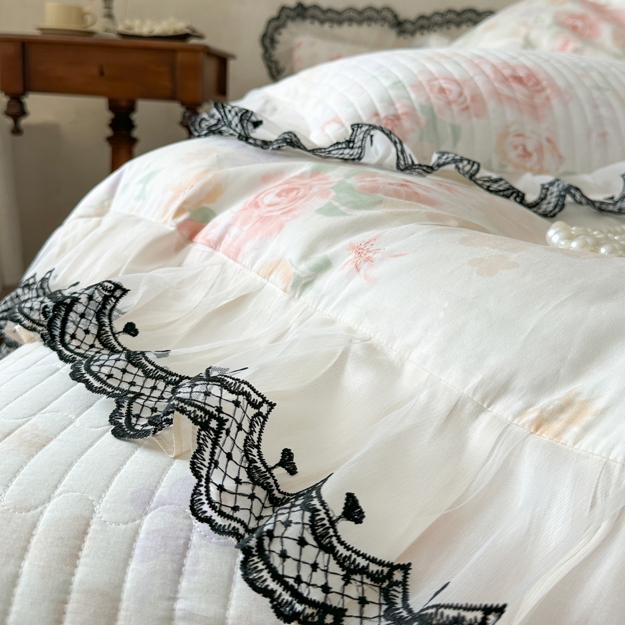 91家纺网 家纺一手货源 找家纺 （总）恋尚 2026春夏新款全棉纯棉印花床盖四件套 四件套控价300起