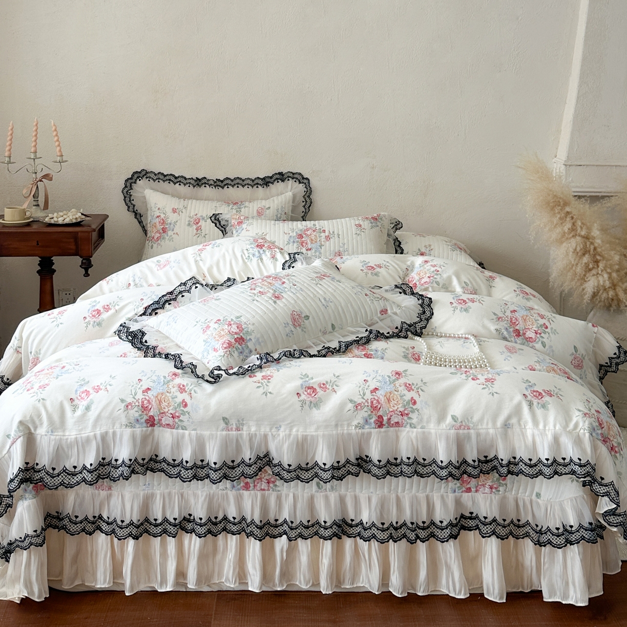 91家纺网 家纺一手货源 找家纺 （总）恋尚 2026春夏新款全棉纯棉印花床盖四件套 四件套控价300起