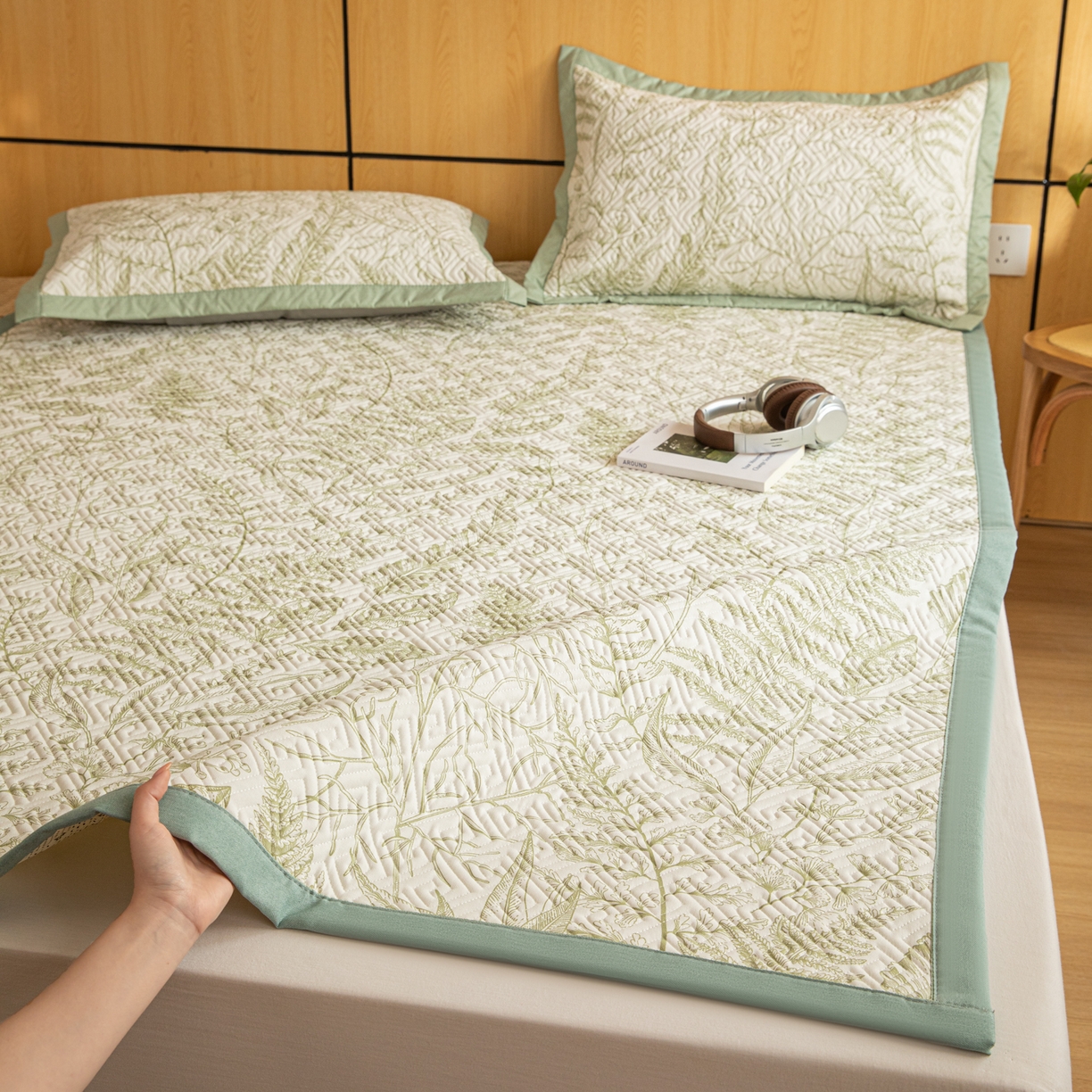 91家纺网 家纺一手货源 找家纺 （总）简宜家居（朝初家纺） 2026新款纯棉老粗布夏季凉席席子