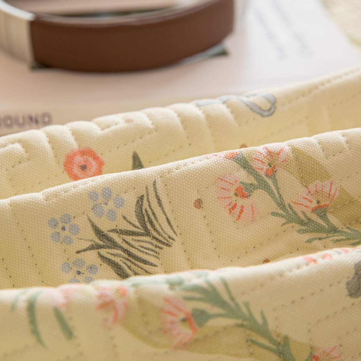 91家纺网 家纺一手货源 找家纺 简宜家居（朝初家纺） 2026新款纯棉老粗布夏季凉席席子 花间兔影