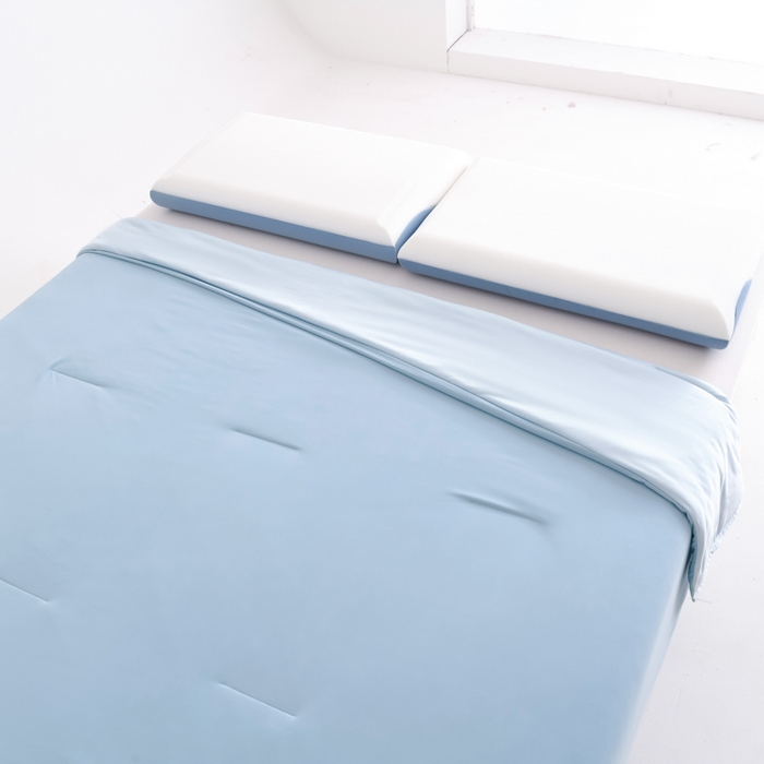 91家纺网 家纺一手货源 找家纺 圣尔雅家纺 2026新款星球深睡控温夏被Pro3.0夏季空调被可机洗夏凉被空调被免被套夏被子 静水蓝