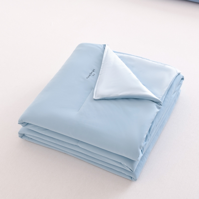 91家纺网 家纺一手货源 找家纺 圣尔雅家纺 2026新款星球深睡控温夏被Pro3.0夏季空调被可机洗夏凉被空调被免被套夏被子 静水蓝