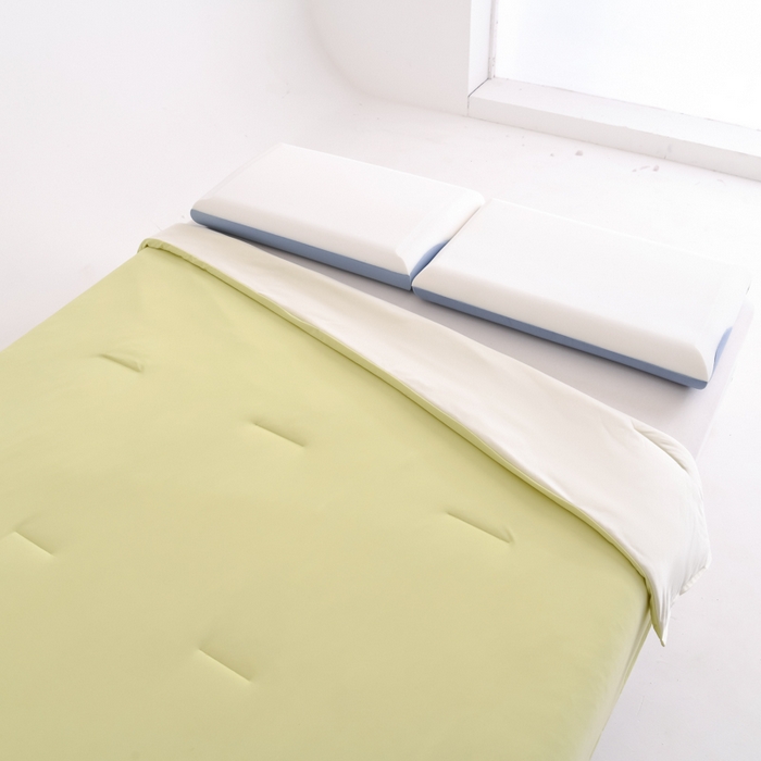 91家纺网 家纺一手货源 找家纺 圣尔雅家纺 2026新款星球深睡控温夏被Pro3.0夏季空调被可机洗夏凉被空调被免被套夏被子 竹青黄