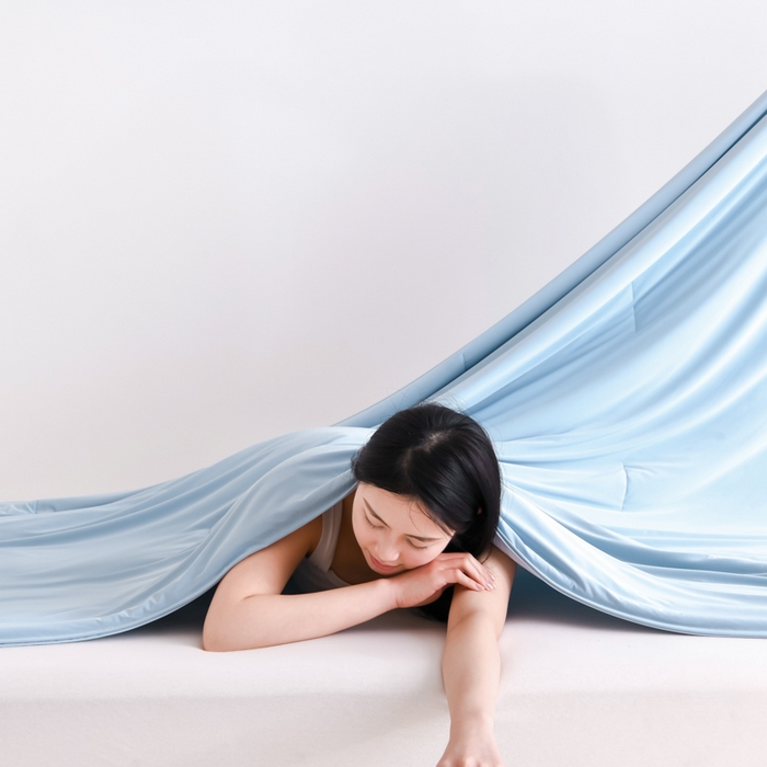 91家纺网 家纺一手货源 找家纺 圣尔雅家纺 2026新款星球深睡控温夏被Pro3.0夏季空调被可机洗夏凉被空调被免被套夏被子 静水蓝