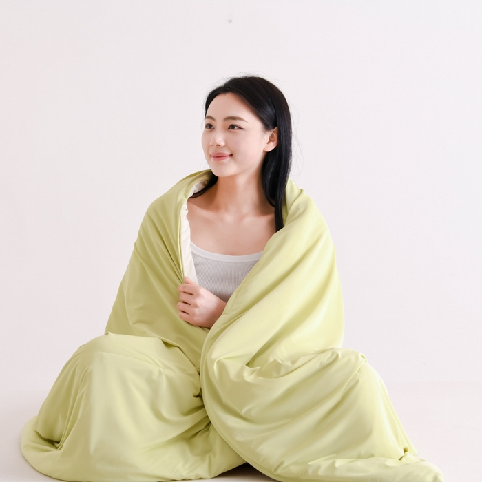 91家纺网 家纺一手货源 找家纺 圣尔雅家纺 2026新款星球深睡控温夏被Pro3.0夏季空调被可机洗夏凉被空调被免被套夏被子 竹青黄