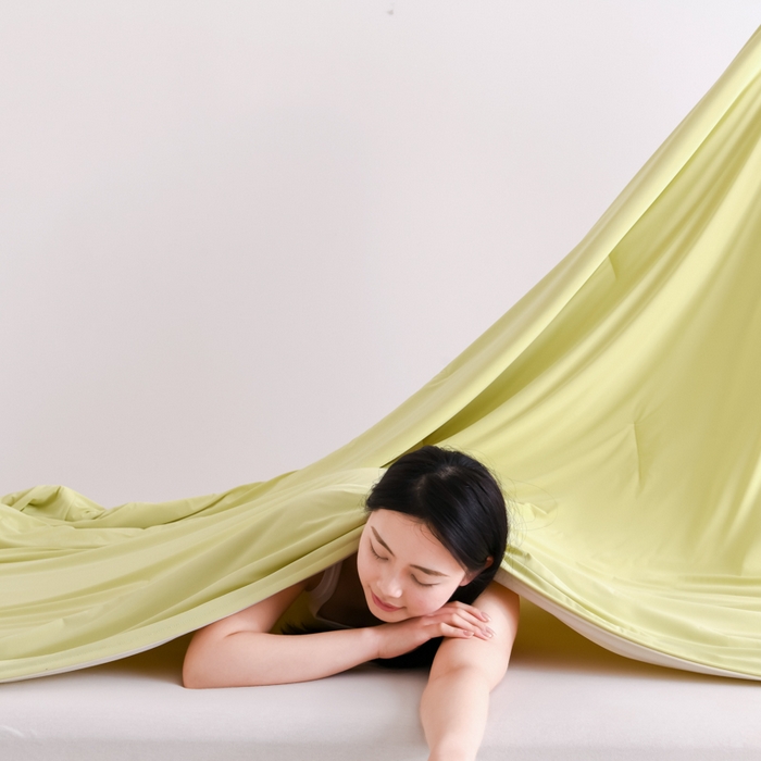 91家纺网 家纺一手货源 找家纺 圣尔雅家纺 2026新款星球深睡控温夏被Pro3.0夏季空调被可机洗夏凉被空调被免被套夏被子 竹青黄