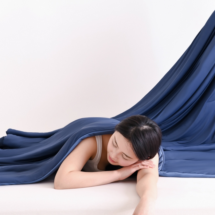 91家纺网 家纺一手货源 找家纺 圣尔雅家纺 2026新款星球深睡控温夏被Pro3.0夏季空调被可机洗夏凉被空调被免被套夏被子 深睡蓝