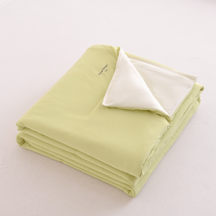 91家纺网 家纺一手货源 找家纺 圣尔雅家纺 2026新款星球深睡控温夏被Pro3.0夏季空调被可机洗夏凉被空调被免被套夏被子 竹青黄