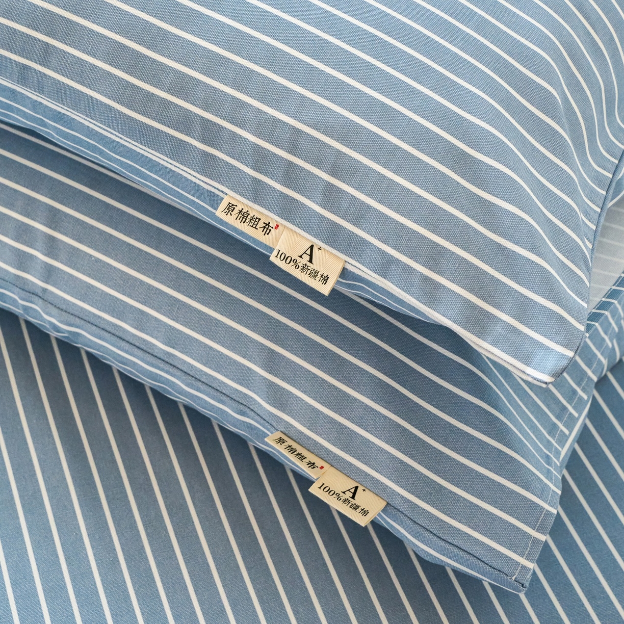 91家纺网 家纺一手货源 找家纺 春皖家纺 2026新款全棉老粗布普通款单枕套枕套单件 细川-聚