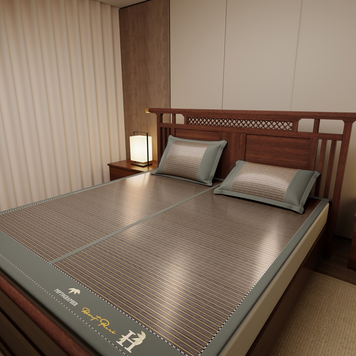 （总）宜派家纺 2026新款双面可用竹席