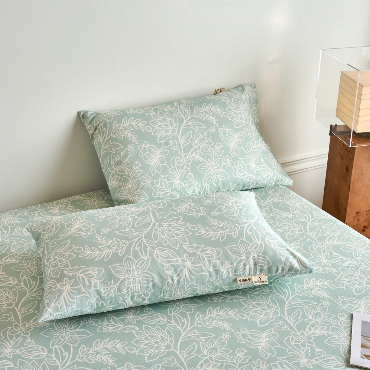 91家纺网 家纺一手货源 找家纺 春皖家纺 2026新款全棉老粗布普通款单枕套枕套单件 意禾Y