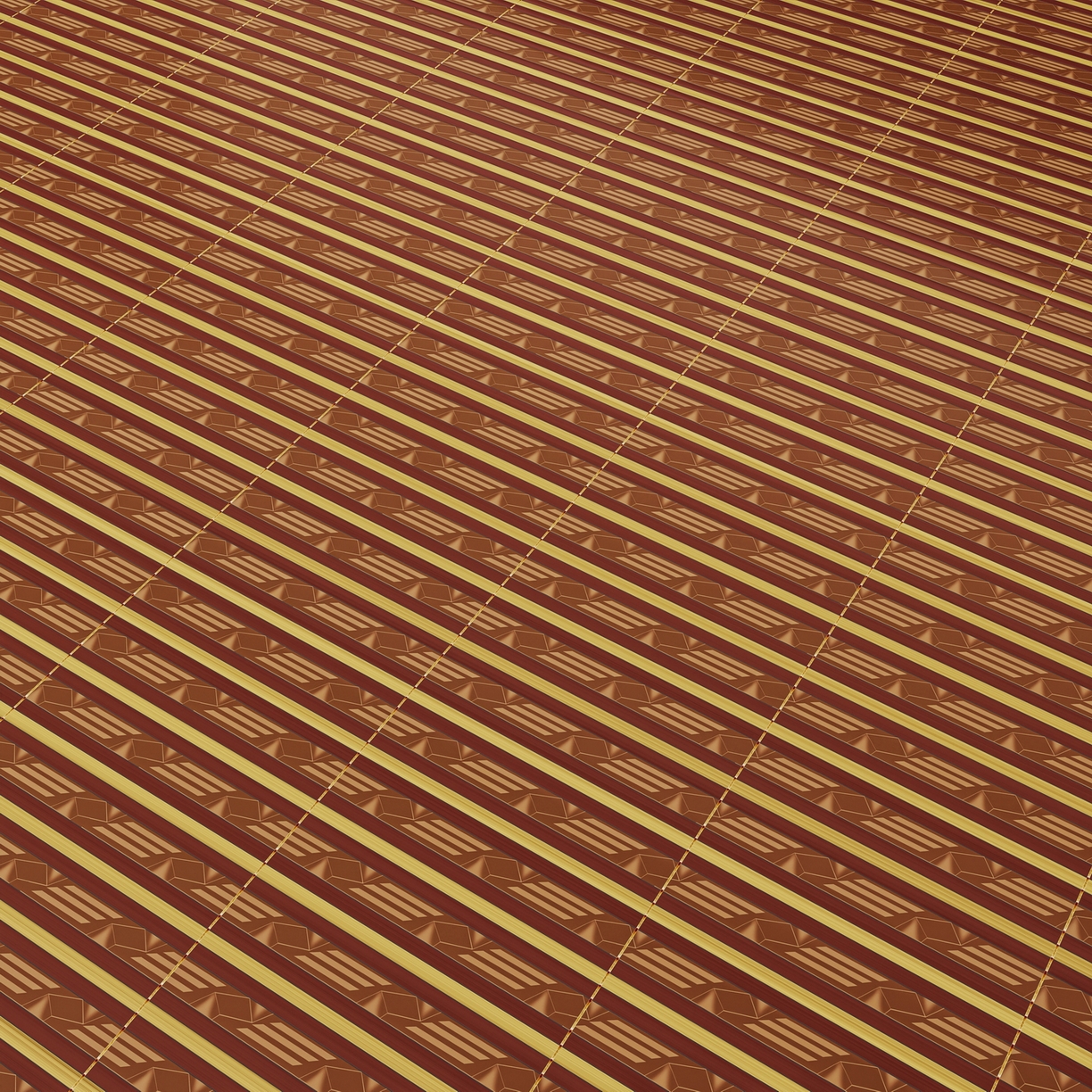 91家纺网 家纺一手货源 找家纺 宜派家纺 2026新款双面可用竹席 木纹清澜-咖