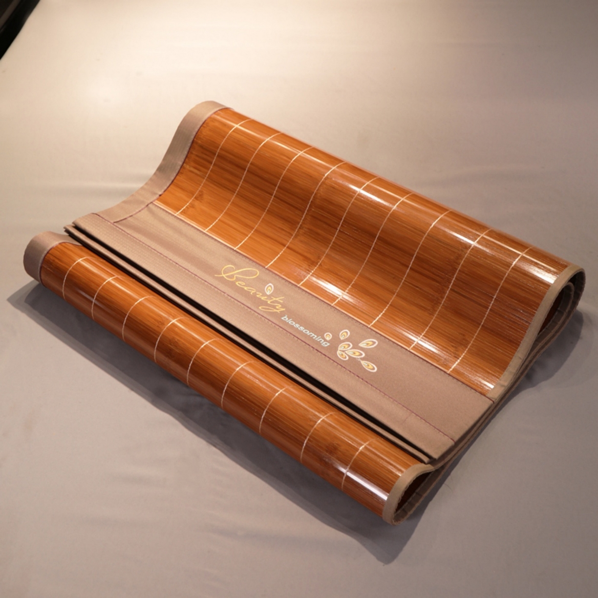 91家纺网 家纺一手货源 找家纺 宜派家纺 2026新款双面可用竹席 水磨镜面