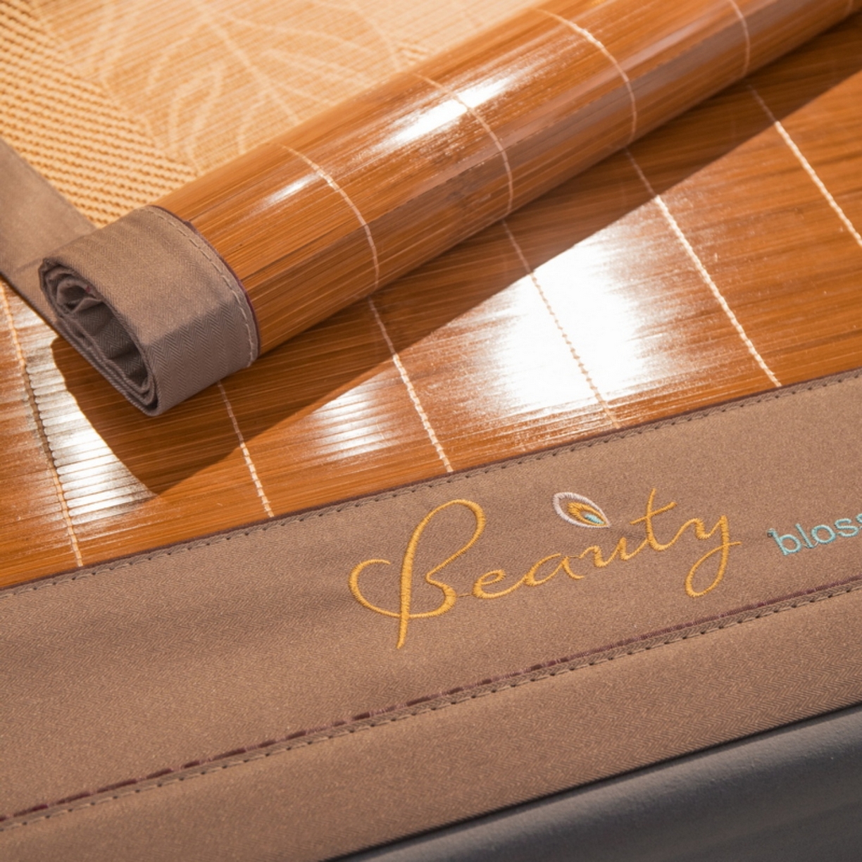 91家纺网 家纺一手货源 找家纺 宜派家纺 2026新款双面可用竹席 水磨镜面