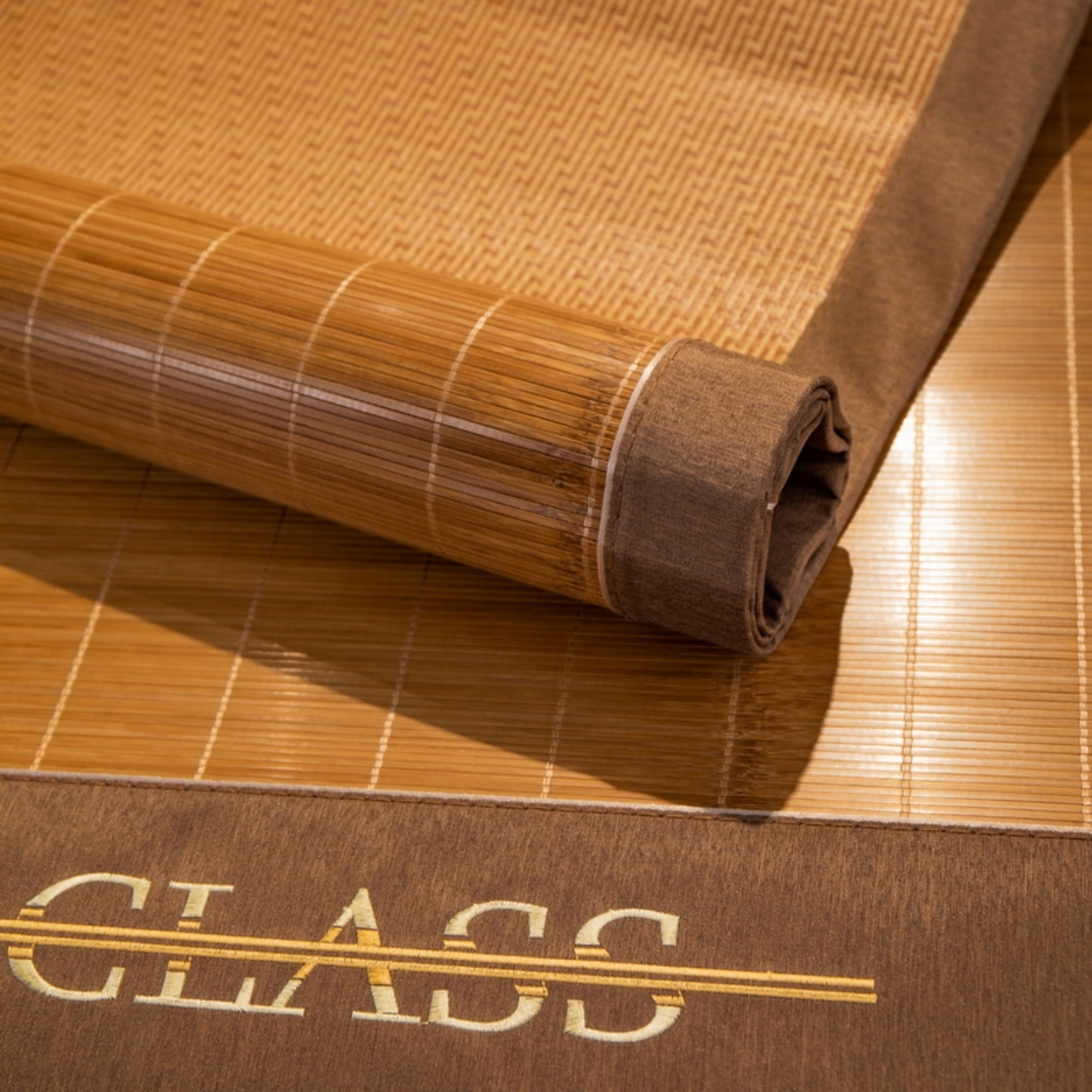 91家纺网 家纺一手货源 找家纺 宜派家纺 2026新款双面可用竹席 丝竹之音