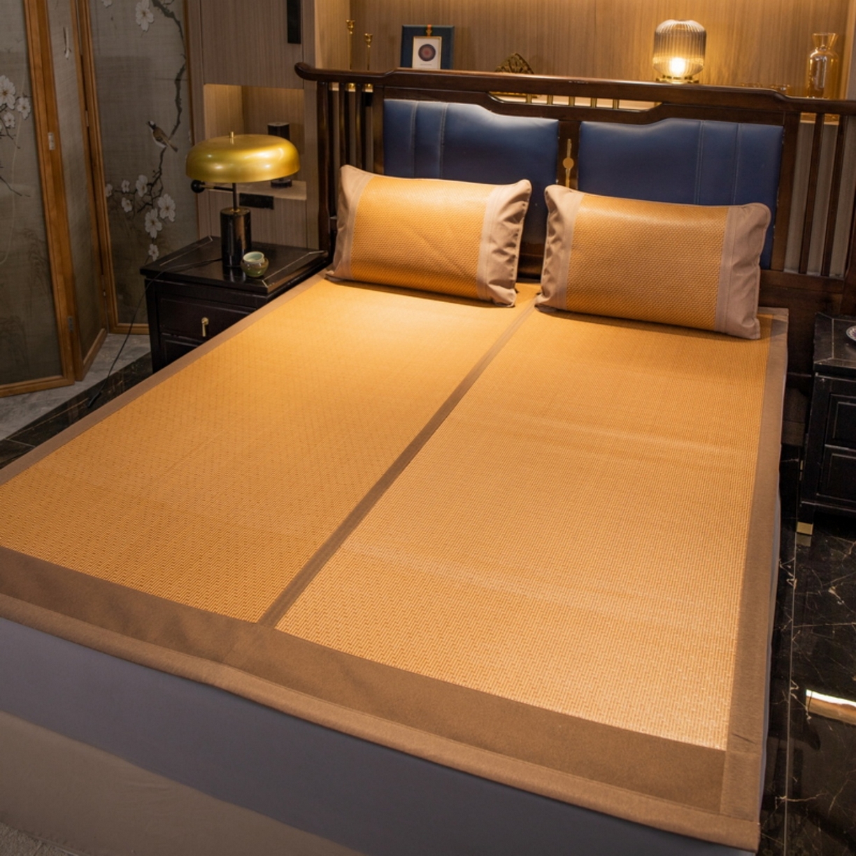 宜派家纺 2026新款双面可用竹席 丝竹之音