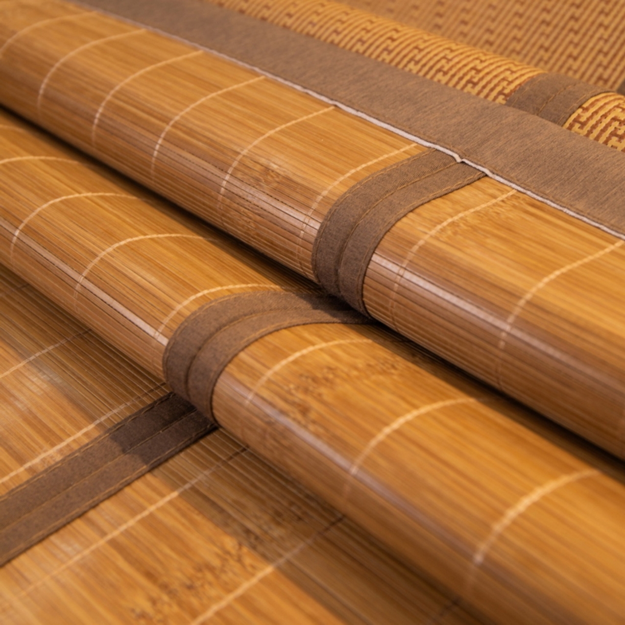 91家纺网 家纺一手货源 找家纺 宜派家纺 2026新款双面可用竹席 丝竹之音