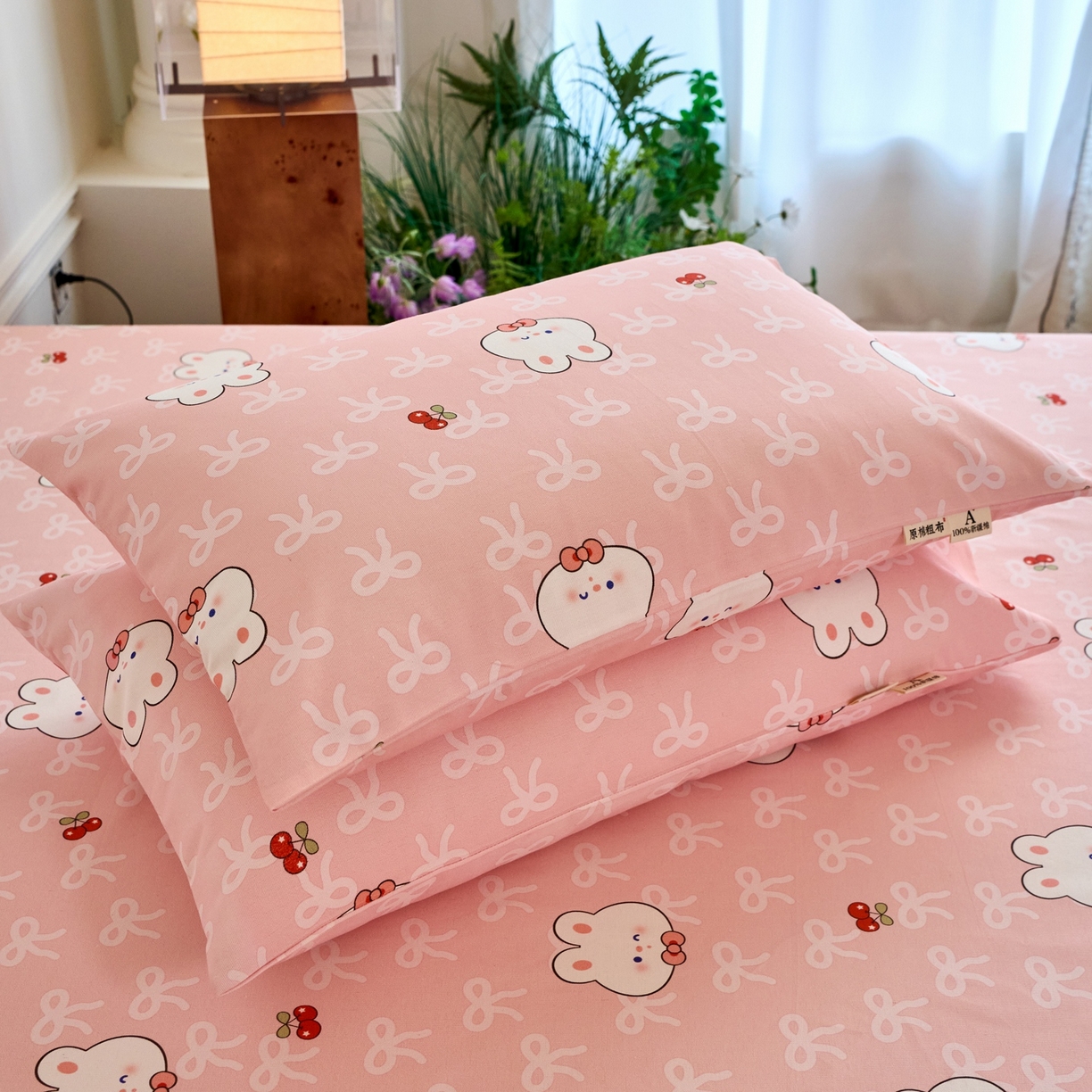 91家纺网 家纺一手货源 找家纺 春皖家纺 2026新款全棉老粗布普通款单枕套枕套单件 予光