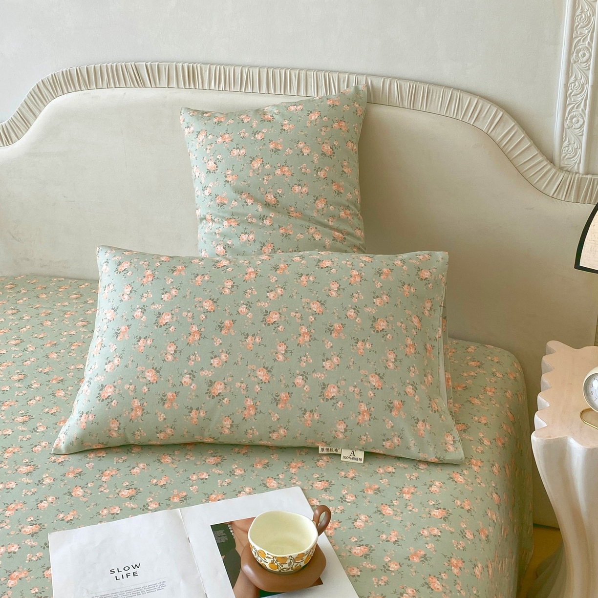 91家纺网 家纺一手货源 找家纺 春皖家纺 2026新款全棉老粗布普通款单枕套枕套单件 知微