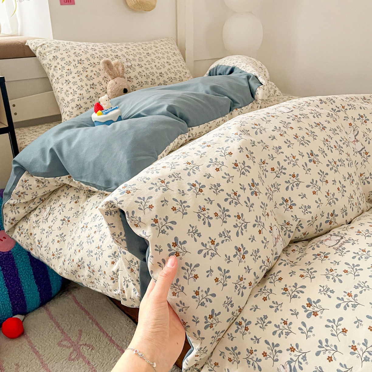 91家纺网 家纺一手货源 找家纺 （总）纽缦家纺 2026新款A类水洗棉学生套件系列