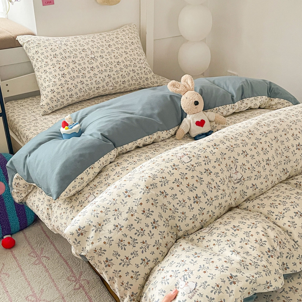 91家纺网 家纺一手货源 找家纺 （总）纽缦家纺 2026新款A类水洗棉学生套件系列