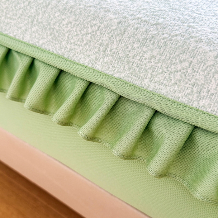 91家纺网 家纺一手货源 找家纺 （总）爱思凯家纺 2026新款PE豆豆乙纶床笠-花语