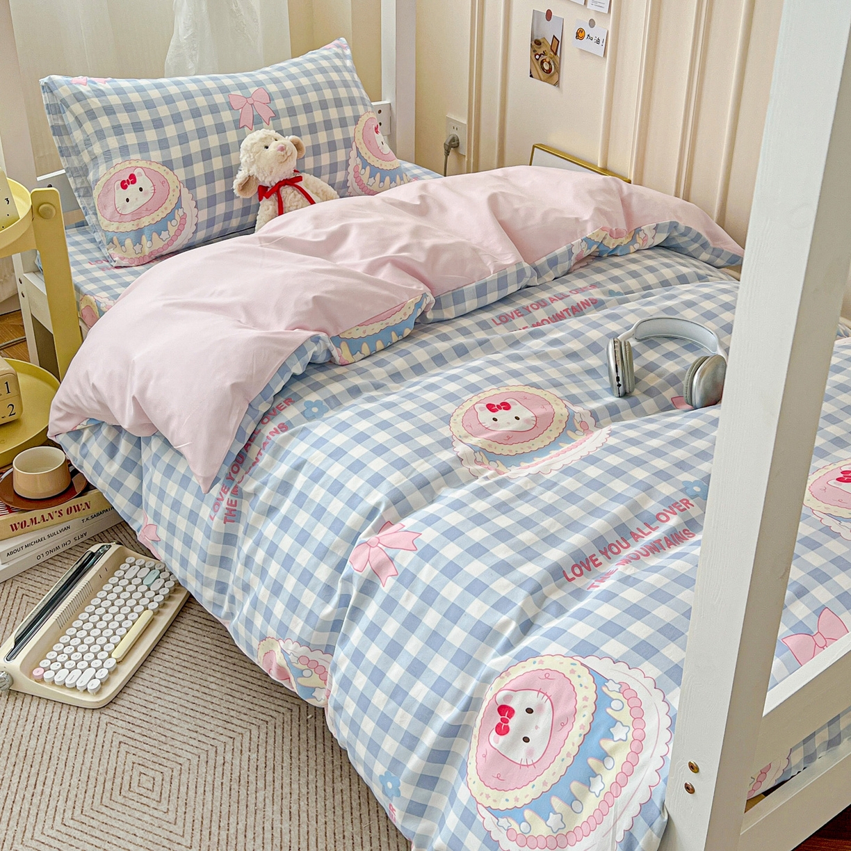 91家纺网 家纺一手货源 找家纺 （总）纽缦家纺 2026新款A类水洗棉学生套件系列