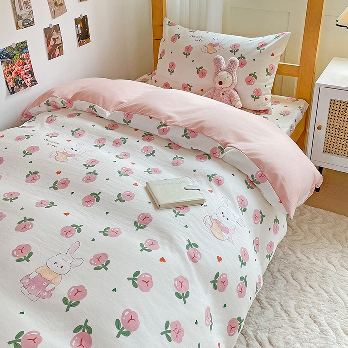 91家纺网 家纺一手货源 找家纺 （总）纽缦家纺 2026新款A类水洗棉学生套件系列