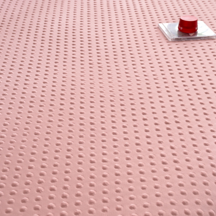 91家纺网 家纺一手货源 找家纺 默忆 2026新款3DA类直播网红热款凉感丝冰豆豆三明治复合床裙款凉席三件套 时尚粉