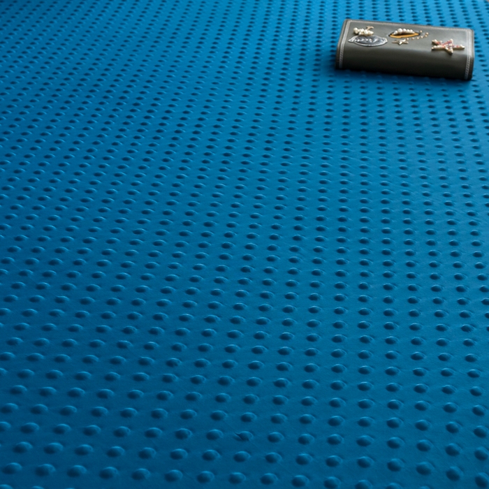 91家纺网 家纺一手货源 找家纺 默忆 2026新款3DA类直播网红热款凉感丝冰豆豆三明治复合床裙款凉席三件套 孔雀蓝