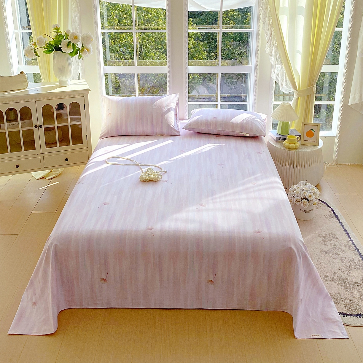 91家纺网 家纺一手货源 找家纺 （总）春皖家纺 2026新款全棉老粗布席子凉席普通款单床单床单单件