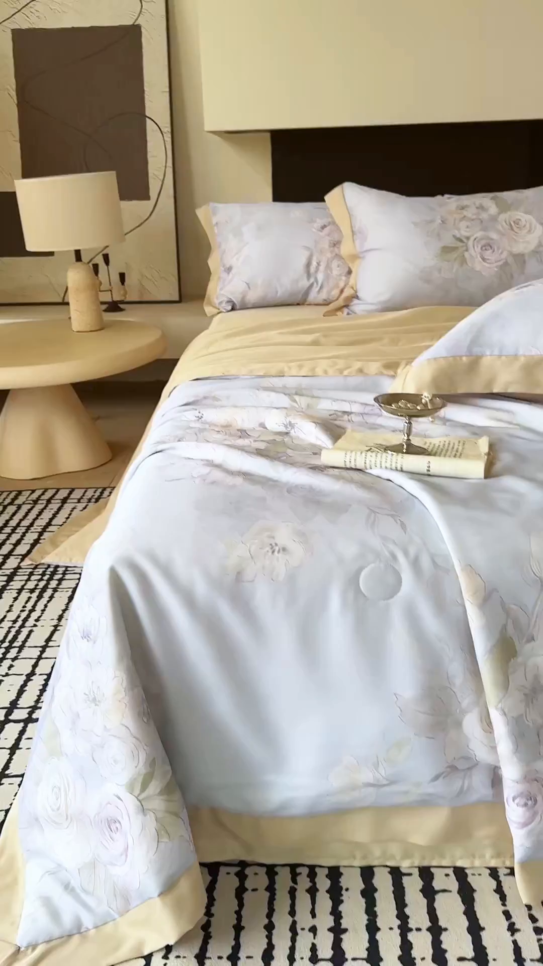 91家纺网 家纺一手货源 找家纺 （总）莱豫家纺 2026新款莱赛尔天丝夏被四件套