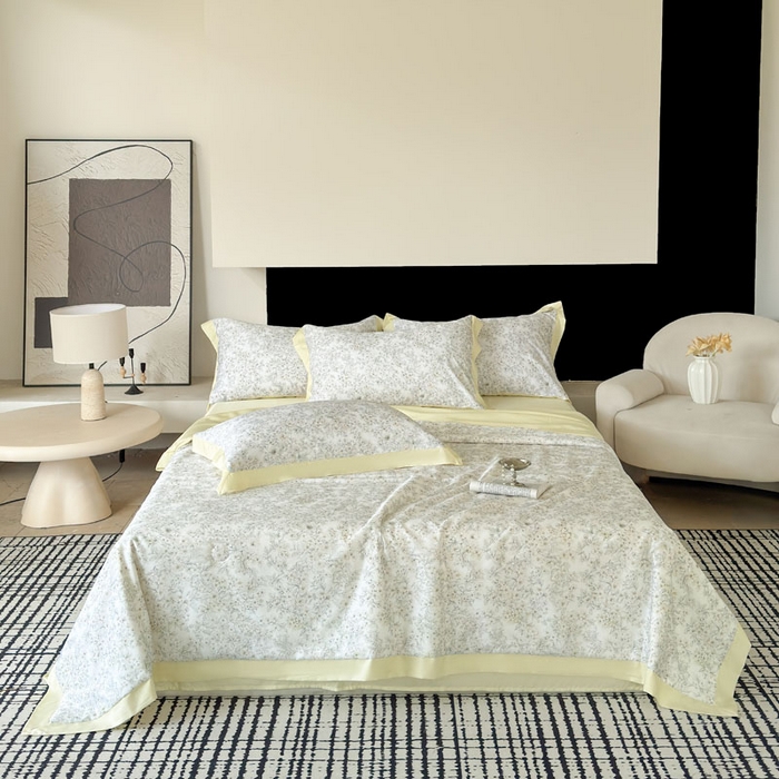 91家纺网 家纺一手货源 找家纺 （总）莱豫家纺 2026新款莱赛尔天丝夏被四件套