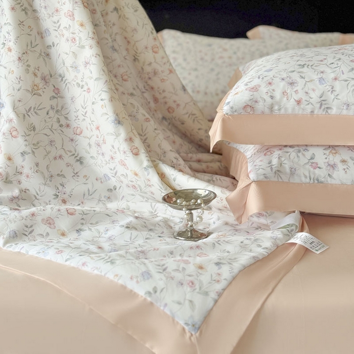 91家纺网 家纺一手货源 找家纺 莱豫家纺 2026新款莱赛尔天丝夏被四件套 茶颜悦色