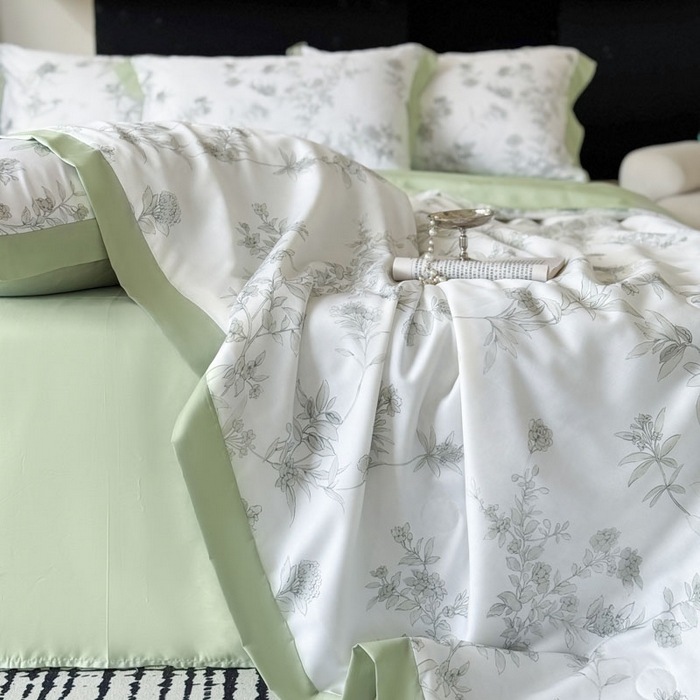 91家纺网 家纺一手货源 找家纺 莱豫家纺 2026新款莱赛尔天丝夏被四件套 源序