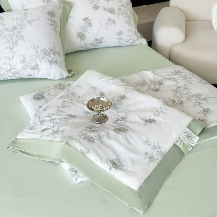 91家纺网 家纺一手货源 找家纺 莱豫家纺 2026新款莱赛尔天丝夏被四件套 源序