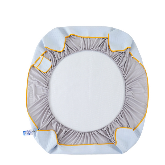 91家纺网 家纺一手货源 找家纺 CINNY馨宜 2026新款锦纶瞬间凉感凉席床笠 蓝色