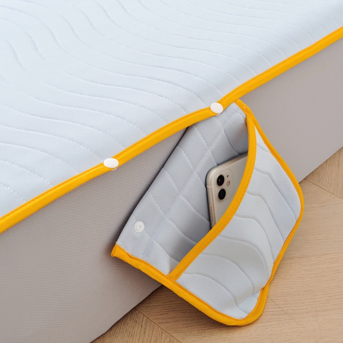 91家纺网 家纺一手货源 找家纺 CINNY馨宜 2026新款锦纶瞬间凉感凉席床笠 蓝色